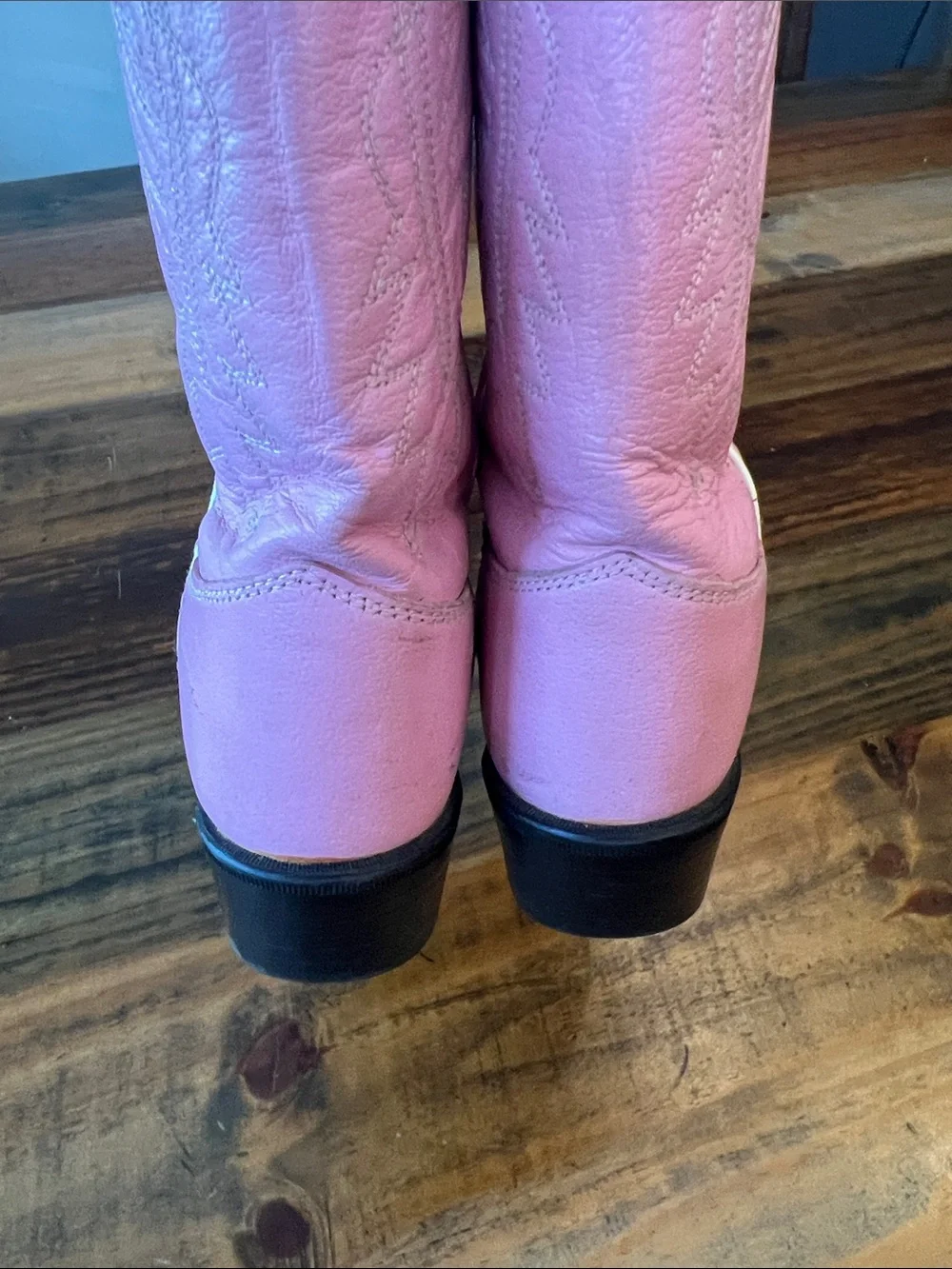 Old West Girls Pink Western Boots